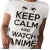 KOSZULKA DAMSKA KEEP CALM AND WATCH ANIME